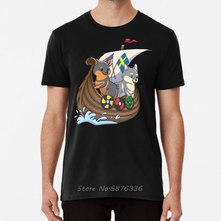 ขายดี!เสื้อยืด พิมพ์ลายสุนัข Viking Dogs - Red Stub Swedish Vallhund Dog Sv Swedish Cattog สไตล์ฮาราจูกุ Q9EJS-5XL