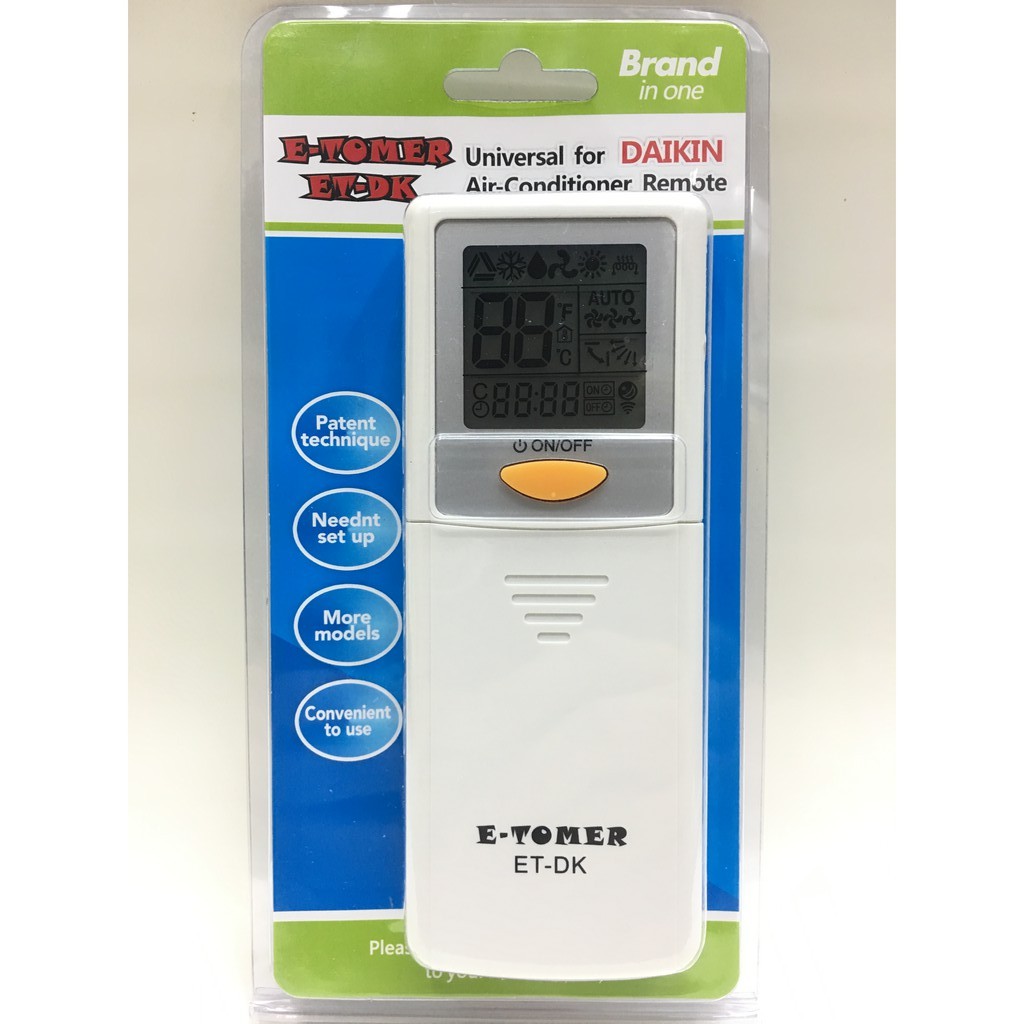 รีโมทแอร์ Daikin ไดกิ้น ใช้ได้กับรีโมทแอร์ ที่มีระบุอยู่ในรูป