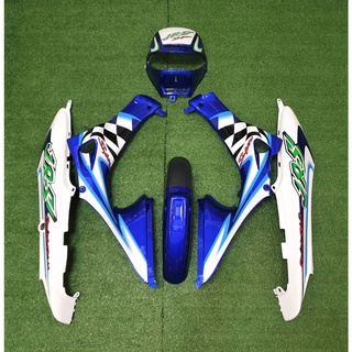 ชุดสี JR สีน้ำเงินH2-ขาว ได้ทั้งหมด6ชิ้น