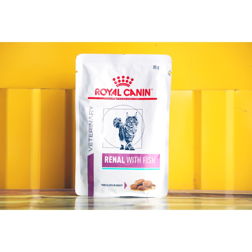 Royal Canin Renal With Fish (Thin Slices In Gravy) 85 กรัม