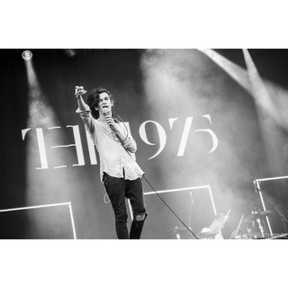 โปสเตอร์The 1975 Matty Healy แมตทิว ฮิลลี่ โปสเตอร์ วอลเปเปอร์ ตกแต่งผนัง Poster โปสเตอร์วินเทจ โปสเตอร์วงดนตรี