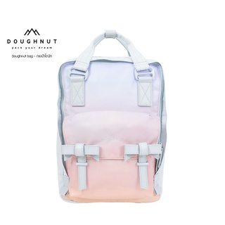 DOUGHNUT BAG : MACAROON CLASSIC SKY X RIBBON SERIES : BLUE LOTUS  ซีรี่ส์ Sky x Ribbon - ของขวัญจากสวรรค์ เติมความหวานให้ท้องฟ้าสีพาสเทลแบบไล่ระดับมักมีความโรแมนติกอยู่เสมอ สีสันสดใส กระเป๋าโดนัทเป้สะพายหลัง น้ำหนักเบา (รหัสสินค้า 09583)