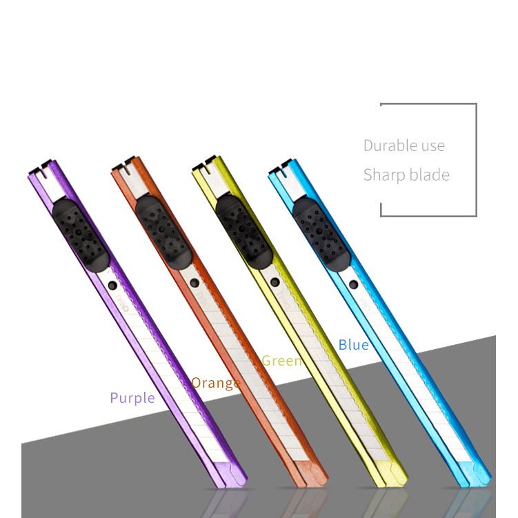 Deli Cutter คัตเตอร์ เหล็ก ขนาด เล็ก มีดคัตเตอร์ Deli 2066 มี ราคาส่ง