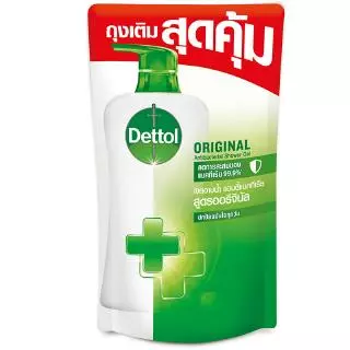 Dettol เดทตอล สบู่ล้างมือเดทตอล สบู่เหลวล้างมือ ถุงเติม สูตรออริจินัล 200มล.X2