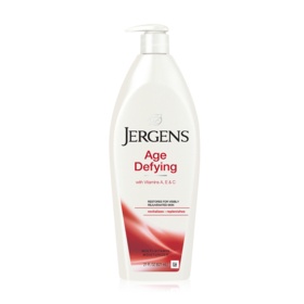 JERGENS AGE DEFYING LOTION 621ML.Jergens Age Defying Moisturiser 621ml ฟื้นบำรุงผิวที่เริ่มส่งสัญญาณ