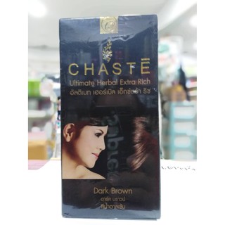 ครีมเปลี่ยนสีผม เชสเต้ อัลติเมท เฮอร์เบิล เอ็กซ์ตร้า ริช ปริมาณสุทธิ 100 มล. / CHASTE Ultimate Herbal Extra Rich
