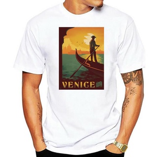 เสื้อยืด พิมพ์ลาย Venice Italy สไตล์วินเทจ ย้อนยุค แฟชั่นสําหรับผู้ชายสามารถปรับแต่งได้