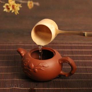 [HOMYL2] Handmade Bamboo Water Scoop Ladle Long Handled Spoon Cooking Tool Soup Spoon