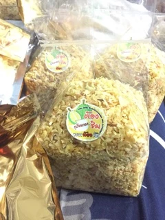 ทุเรียนทอดเกรดรวมแหลกD500g. (ตัวนี้เป็นเกรดรวมแหลกจะมีเศษแดงเศษฝ่อรวมด้วยขอคนรับได้ถ้าชอบเนี้อสวยสั่งซีค่ะ)อบไล่น้ำมัน