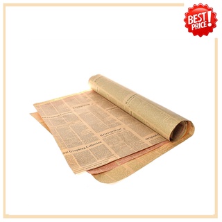 Newspaper Decoration Gift Flower Wrapping Paper กระดาษห่อของขวัญลายดอกไม้ DIY