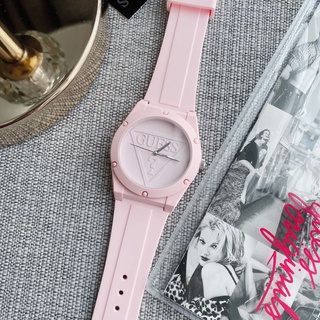 🆕️นาฬิกาGUESS Womens Iconic Silicone Sport Watch PinkW0979L5