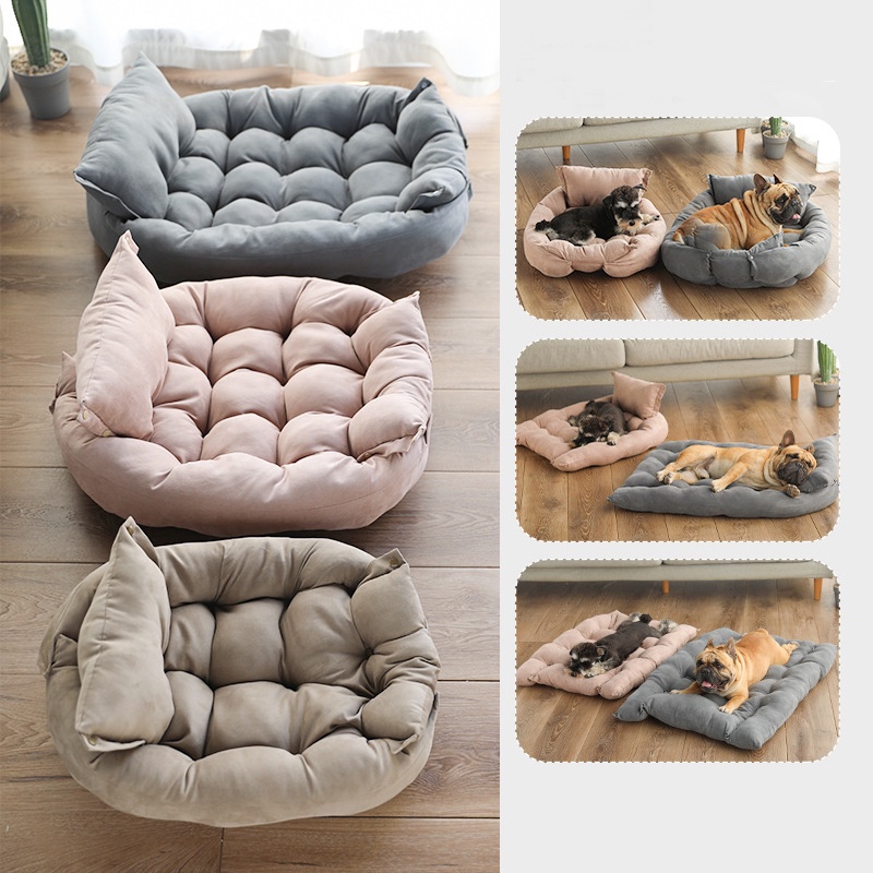Pet Bed For Large Dogs Cozy Dog Bed Foldable Pet Dog Cushion Bed for