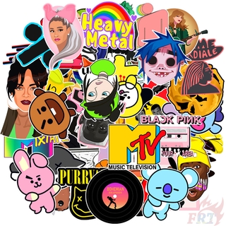 ❉ POP Music HipHop Rock Heavy Metal Band Superstar Singer Rapper Mixed สติ๊กเกอร์ ❉ 50Pcs/Set DIY Fashion Doodle Decals สติ๊กเกอร์