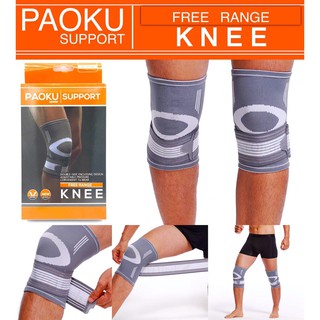 ผ้าพันเข่า KNEE Support Wrap สวมใส่ วิ่งมาราธอน เล่นกีฬา ฟิตเนส บรรเทาอาการบาดเจ็บ กระชับกล้ามเนื้อ ของแท้