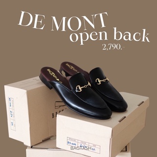 De mont open back : black bagtash