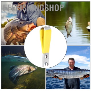 [ffffishingshop] อุปกรณ์เสริมกรรไกรตัดสายเบ็ดตกปลาขนาดกะทัดรัดน้ําหนักเบาแบบพกพาทนทาน 12กรัม 5.2ซม.