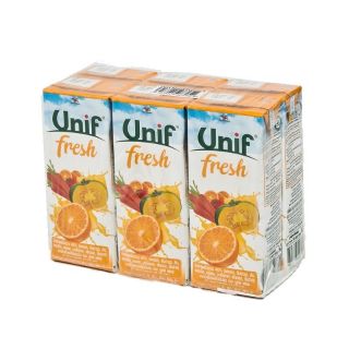 คุ้มสุดๆ Unif ยูนิฟ น้ำผักผลไม้รวม40% ขนาด 250ml/กล่อง แพ็คละ6กล่อง Fresh (สินค้ามีคุณภาพ) น้ำเปล่าและน้ำผลไม้ porn__sho