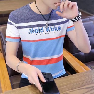 AVONE **พร้อมส่งจากไทย** เสื้อยืดคอกลมผู้ชาย แฟชั่นสไตล์เกาหลี 0047