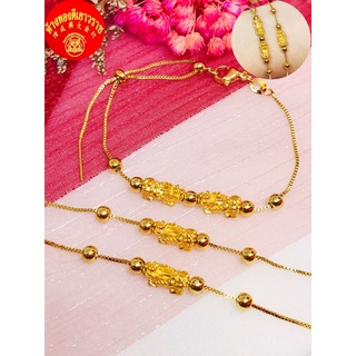 ( พร้อมส่ง )ข้อมือปี่เซียะทองเเท้ 99.99%  มีใบรับประกันสินค้า มีบริการเก็บเงินปลายทาง