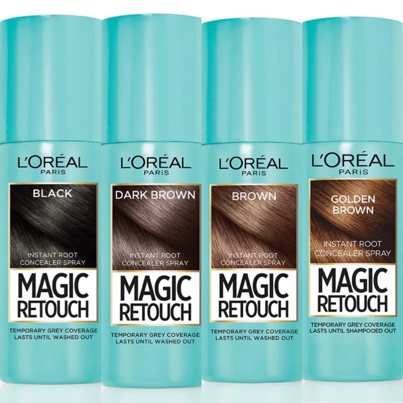Loreal Magic Retough สเปรย์เปลี่ยนสีผม, ปิดผมขาว 75มล.
