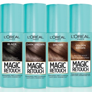 lot ใหม่❗️Loreal Magic Retough  สเปรย์เปลี่ยนสีผม, ปิดผมขาว 75มล.