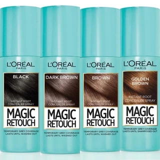 Loreal Magic Retough สเปรย์เปลี่ยนสีผม, ปิดผมขาว 75มล.