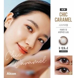 **แบ่งขาย✨สีใหม่ล่าสุด✨Freshlook illuminate (คอนแทคเลนส์สีรายวัน) บรรจุ 1คู่ สีChic Caramel & สีChic Smoke