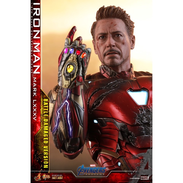พร้อมส่ง! ฟิกเกอร์  Hot Toys MMS543D33 Avengers: Endgame 1/6 Iron Man Mark LXXXV (Battle Damaged Version)