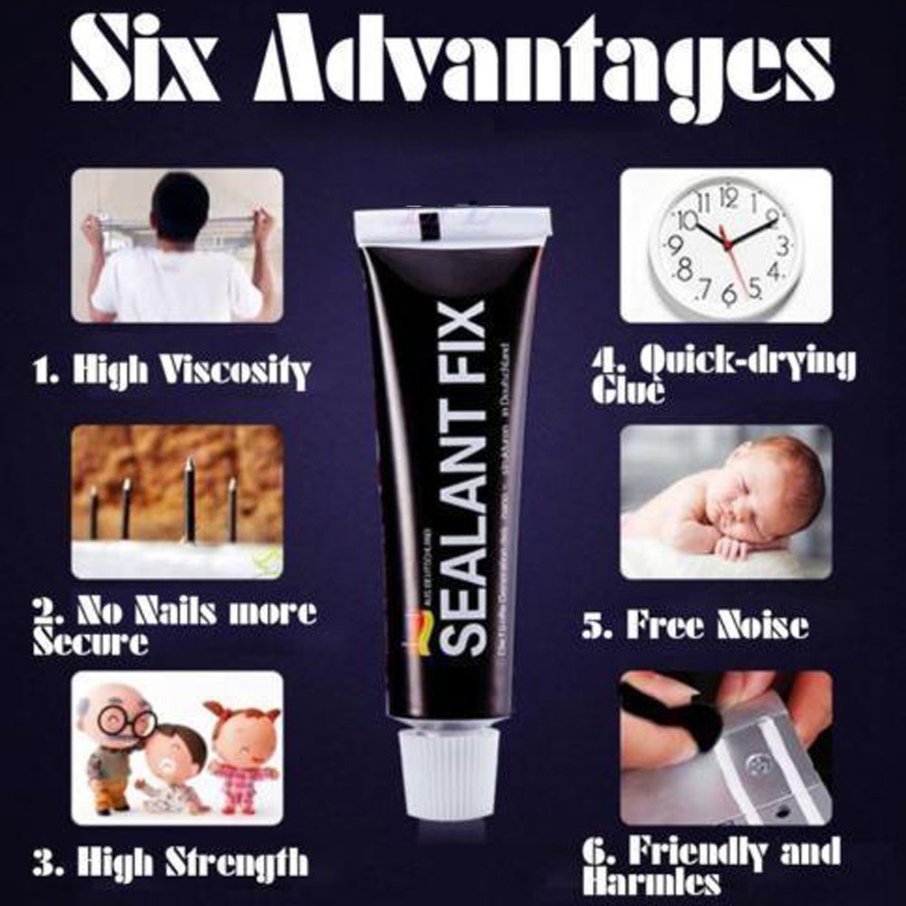 Kitchen Utensils 1Pcs Glass Glue Polymer Metal Adhesive Sealant Fix