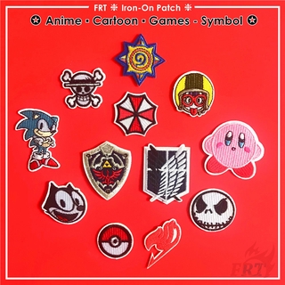 ☸ Anime ▪ Cartoon ▪ Games - Symbol Collection Iron-On Patch ☸ 1Pc DIY Sew on Iron on Badges Patches