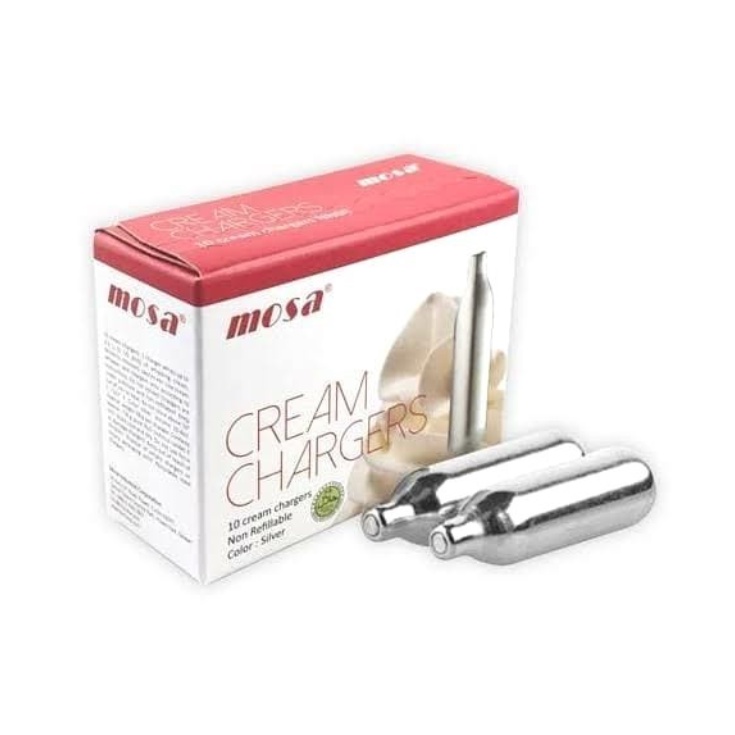 8g N2O CREAM CHARGER, 10 ชิ้น/pkt, MOSA / CREAM CHARGER WHPPER
