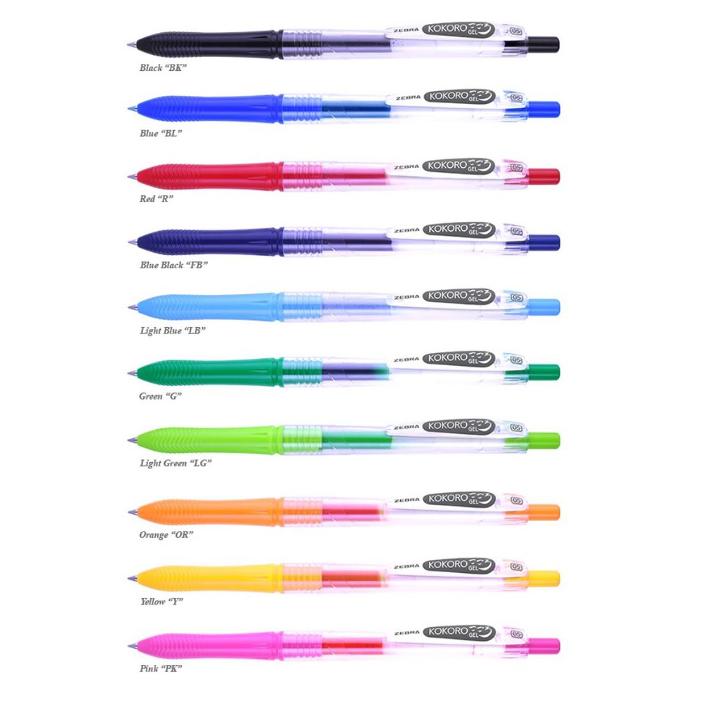 ปากกา Zebra Gel Kokoro