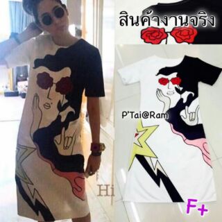 เดรส Kloset ฟรีลทบ//2ชุดฟรีEms