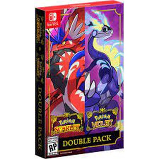 [พร้อมส่ง]ไม่มีกล่องเหล็ก  Nintendo Switch Pokemon Scarlet &amp; Violet Double Pack US/Asia