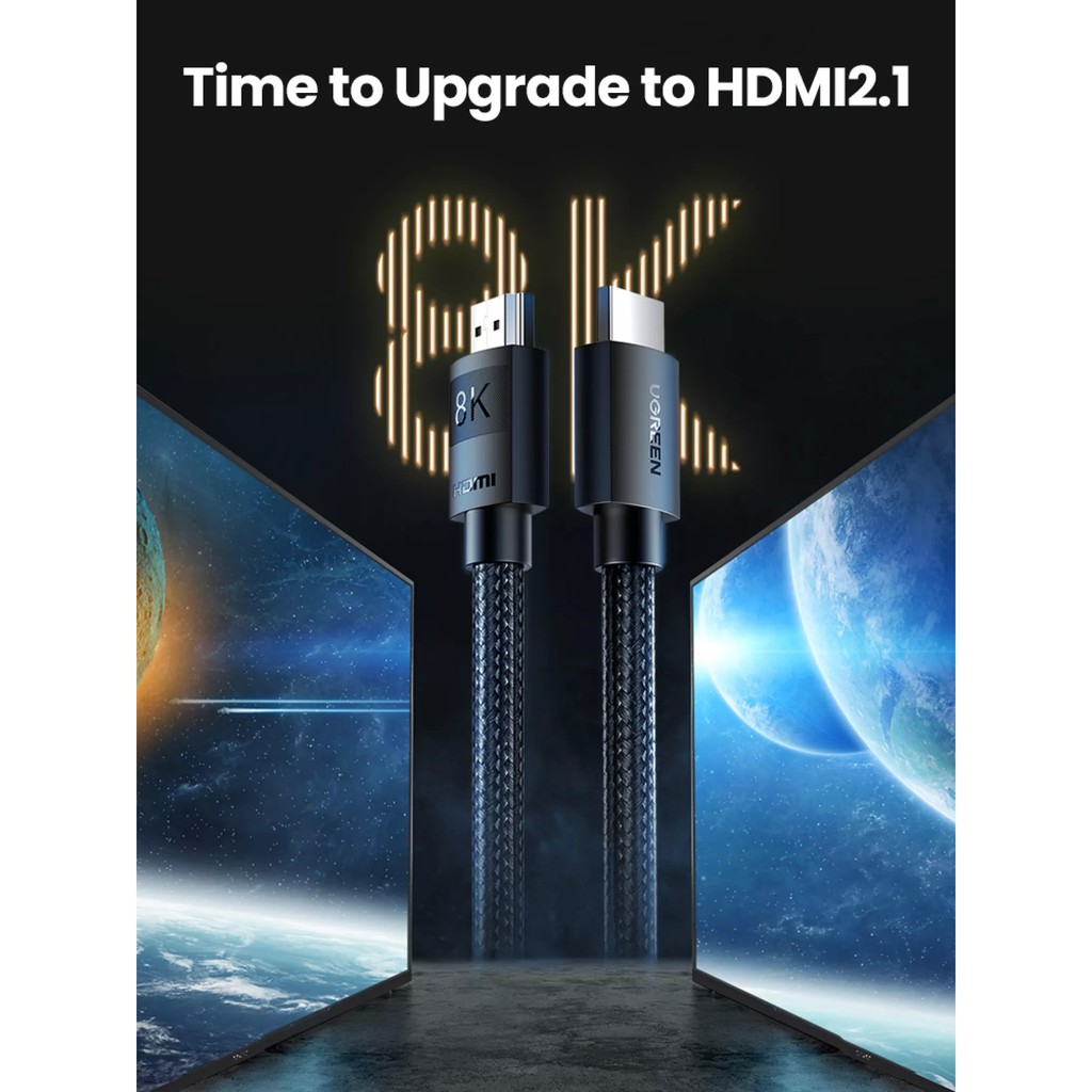 Ugreen HDMI 2.1 Cable Ultra High-speed 8K/60Hz 4K/120Hz รูปที่ 5