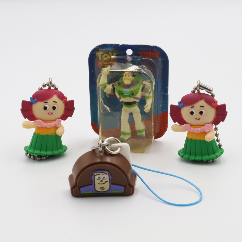 พวงกุญแจ Toy Story Set 4 ชิ้น บัซ ไลท์เยียร์ (Buzz Lightyear):Yujin x1,พวงกุญแจช๊อคโกแลต x1 , Dolly 