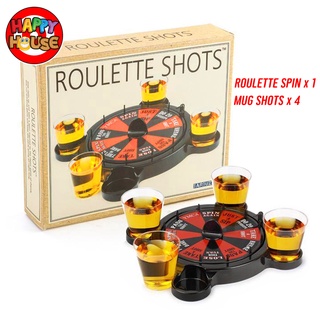 ร้านในไทย พร้อมส่ง เกมวงเหล้า Roulette Shots แก้วช็อต รูเล็ตเสี่ยงทาย Drunk Shots Party สายดื่ม ถึงเมาก็ไม่เลิก