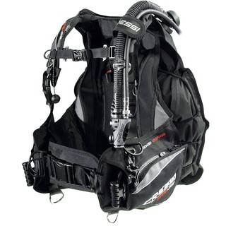 CRESSI BACK JAC ELITE BCD BLACK/GREY-บีซีดี ชุดเก็บอุปกรณ์ของนักดำน้ำ อุปกรณ์ดำน้ำ