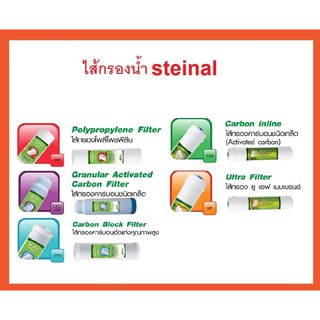 ไส้กรองน้ำดื่ม  สำหรับเครื่องกรองน้ำ STEINAL