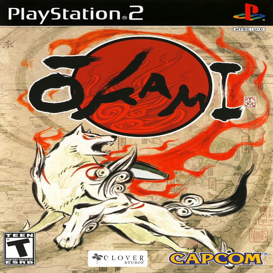แผ่นเกมส์[PlayStation2]Okami (USA)