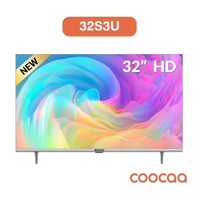 ใส่โค้ด[7KSVA8RU]รับcoins15%COOCAA 32S3U ทีวี 32 นิ้ว inch Smart TV HD Youtube