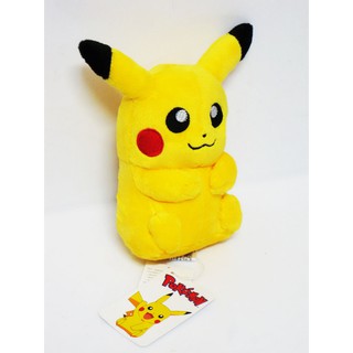 ลิขสิทธิ์แท้ ตุ๊กตา ปิกาจู โปเกมอน ขนาดสูง 6 นิ้ว Pokemon Pikachu 6" Plush Doll