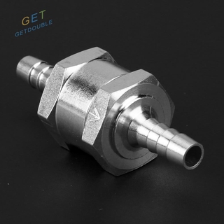 ( Getdouble ) วาล์วอลูมิเนียม Non Return Check Valve สําหรับเชื้อเพลิงเบนซิน 6 / 8 / 10 / 12