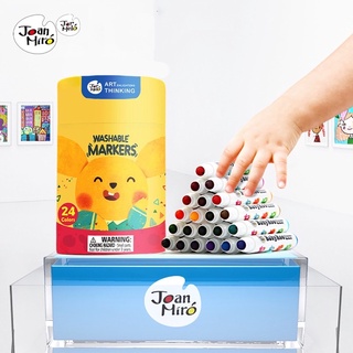 Joan Miro - ปากกาเมจิก สีเมจิก สำหรับเด็ก Baby Roo Washable Markers ของเล่นเด็ก 2-3 ขวบขึ้นไป