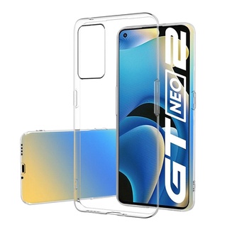 เคสโทรศัพท์มือถือแบบนิ่ม TPU ใส กันกระแทก สําหรับ Realme GT 2 Master Neo 3T 3 Neo2 X7 Q3 Pro V15 Narzo 50 50A 50i Prime Pro 4G 5G 2022