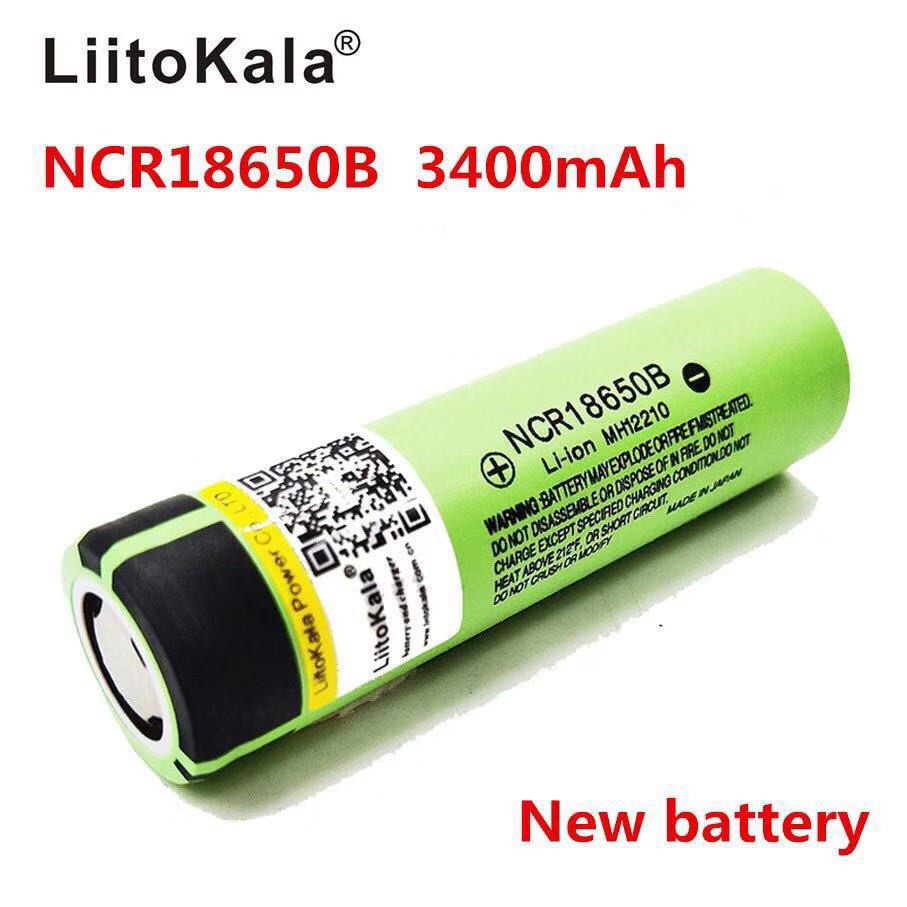 [จัดส่งเร็ว] ❄ถ่านชาร์จ 18650 Panasonic LiiTokala 3400 mAh เต็ม ของแท้ รับประกันคุณภาพด้วย LiiToKala 1 ก้อน✰