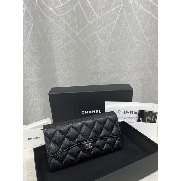 chanel sarah long wallet