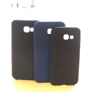 เคส  Samsung Galaxy A7(2017)/A5(2017)แท้แน่นอน TPU ถนอมเครื่อง สีดำทึบเรียบ เคสกันกระแทก