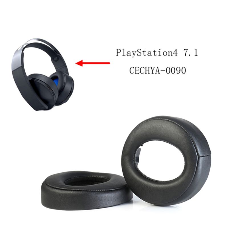 Wu แผ่นครอบหูฟังไร้สาย แพลตตินั่ม ยืดหยุ่น สําหรับ Sony CECHYA-0090 #8