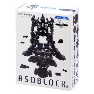 ASOBLOCK 301K Robot อโซบล็อค ชุด 301K หุ่นยนต์สีดำ เป็นตัวต่อเสริมพัฒนาการ ผลิตในญี่ปุ่น เหมาะสำหรับเด็ก 5 ขวบขึ้นไป ...